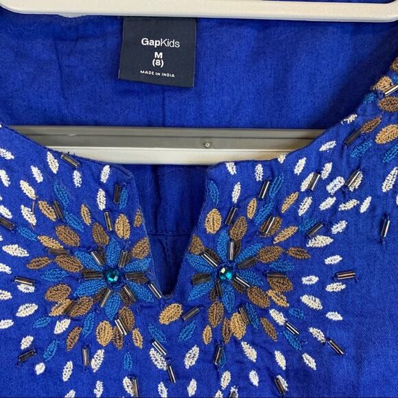 Gap Kids Bead & Embroidery Embellished Dress. Size M (8) - Picture 3 of 7